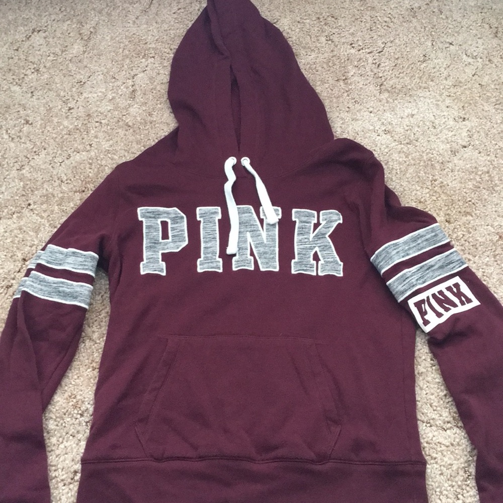 Maroon VS Pink Sweatshirt